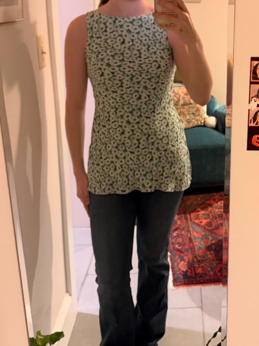 Reformation Daisy Meadow Blouse